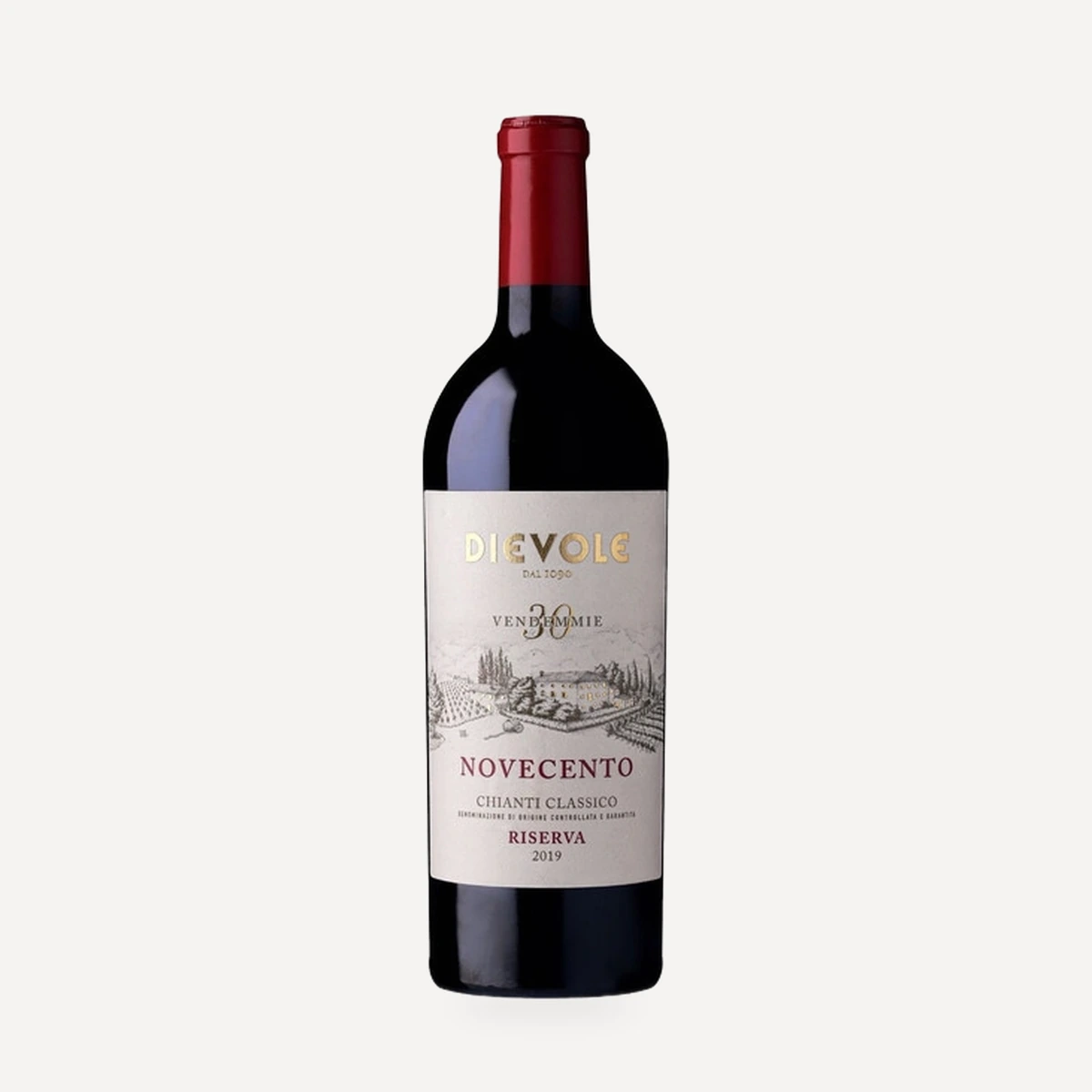 Novecento Riserva Chianti Classico DOCG wine — Dievole winery — Dionysus