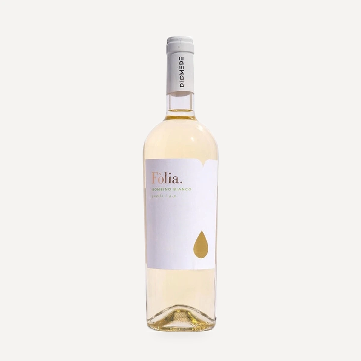Folia Bombino Bianco Puglia wine — Diomede winery — Dionysus