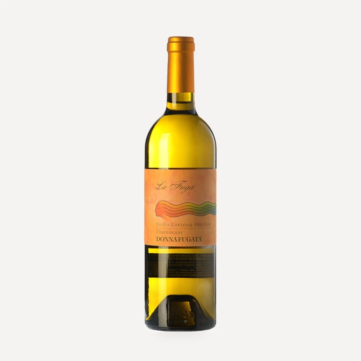 La Fuga Chardonnay Contessa Entellina DOC wine — Donnafugata winery — Dionysus
