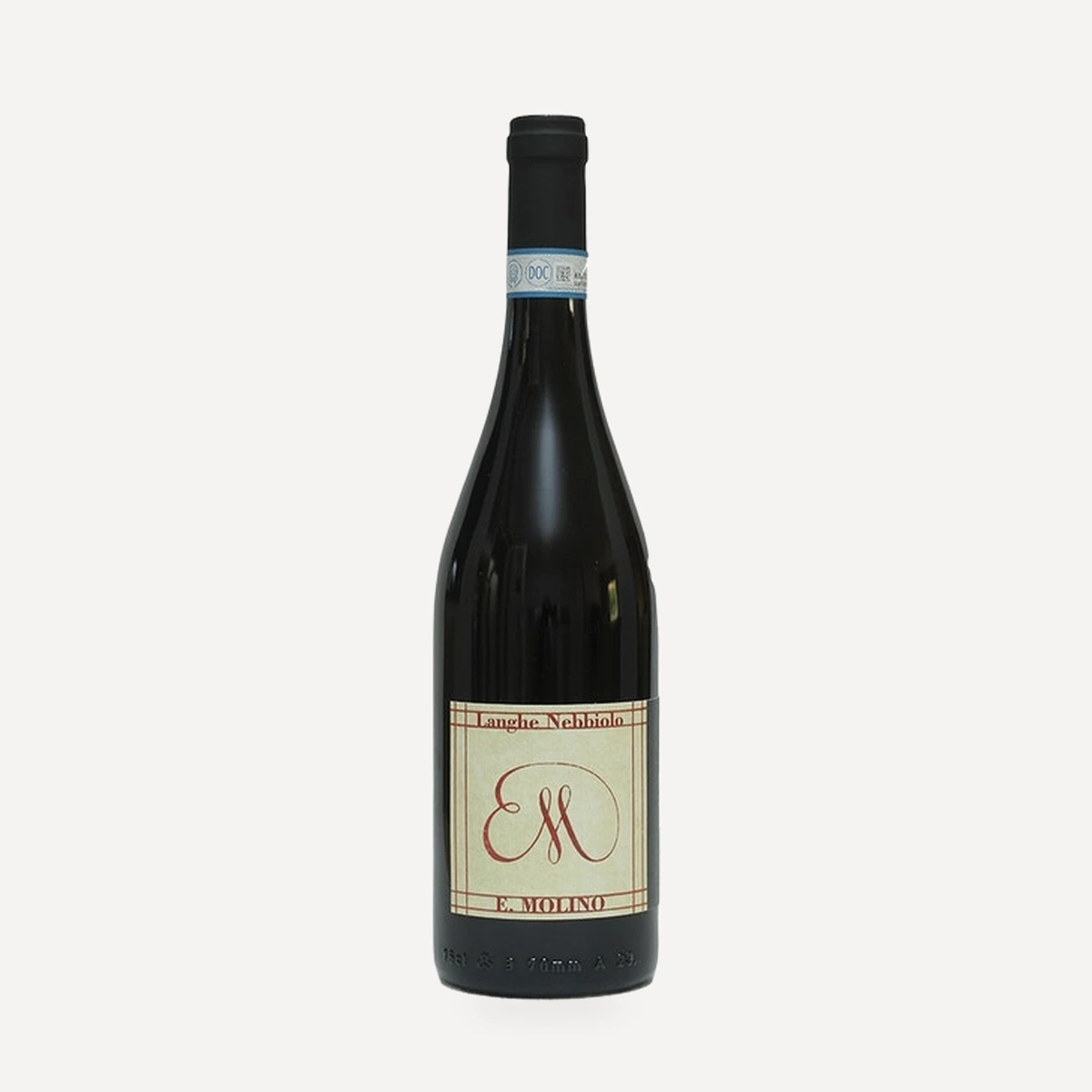 Langhe Nebbiolo DOC wine — E. Molino winery — Dionysus