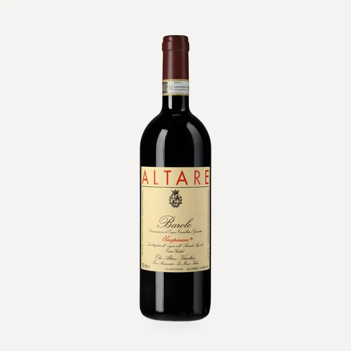 Barolo Unoperuno DOCG wine — Elio Altare winery — Dionysus