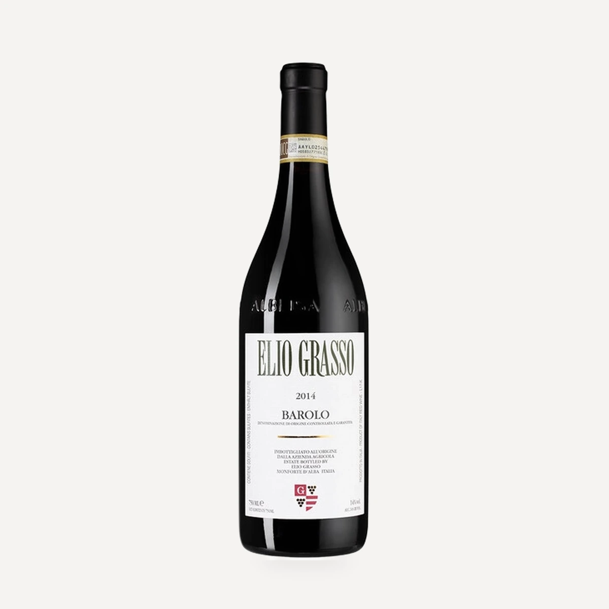 Barolo DOCG wine — Elio Grasso winery — Dionysus