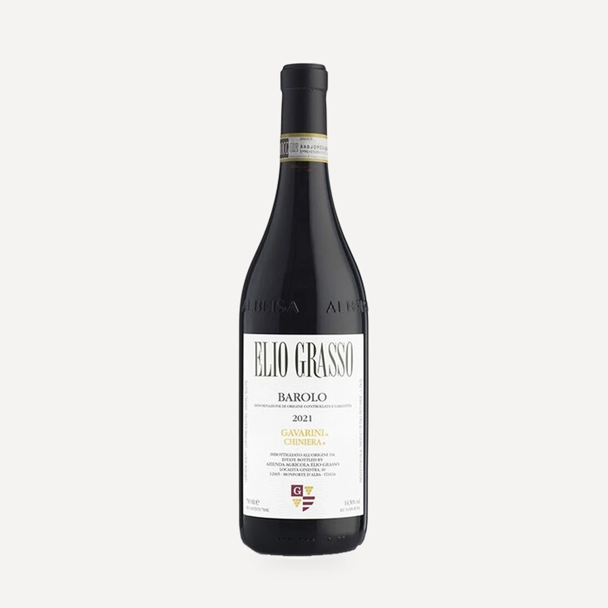 Barolo Gavarini Chiniera DOCG wine — Elio Grasso winery — Dionysus
