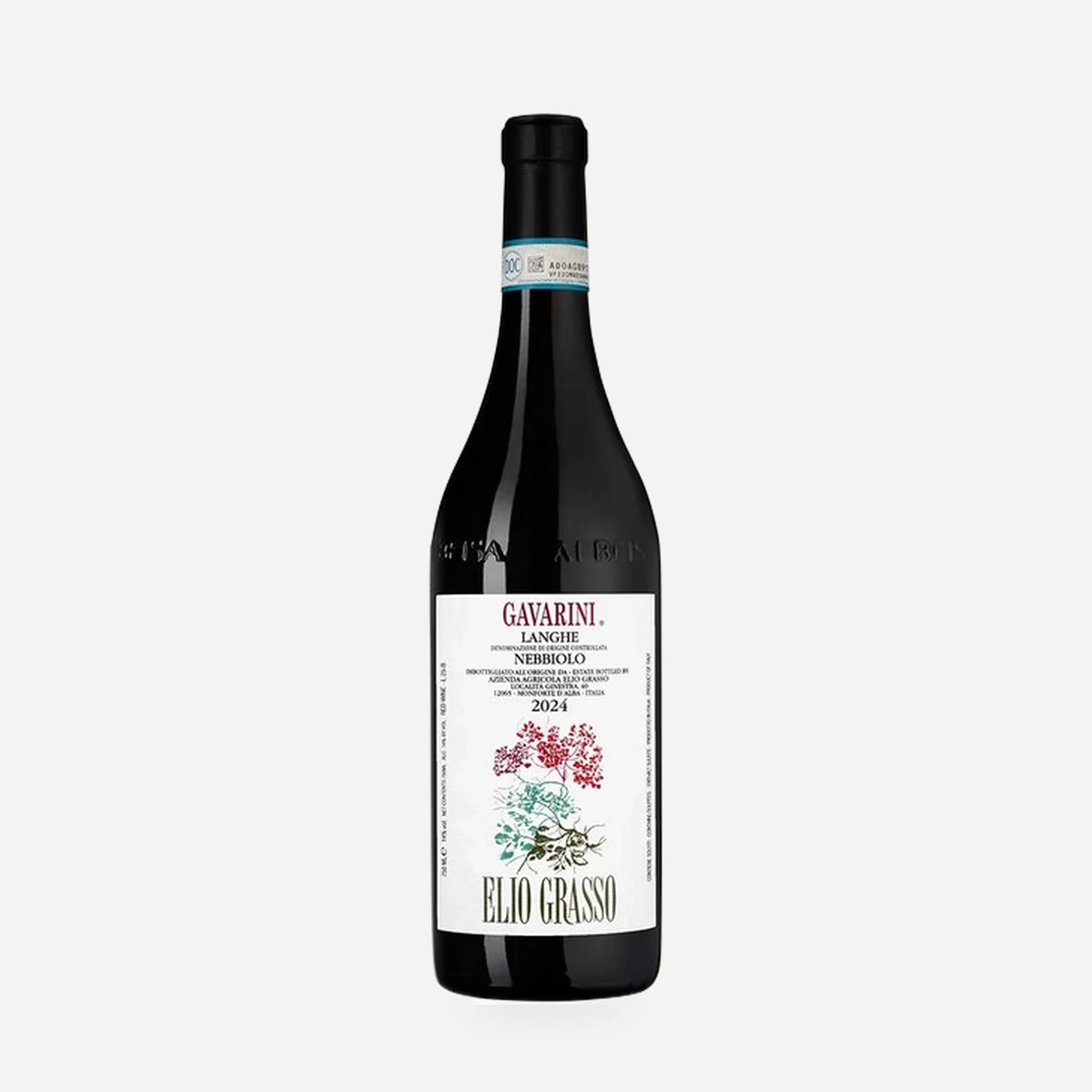 Gavarini Langhe Nebbiolo DOC wine — Elio Grasso winery — Dionysus