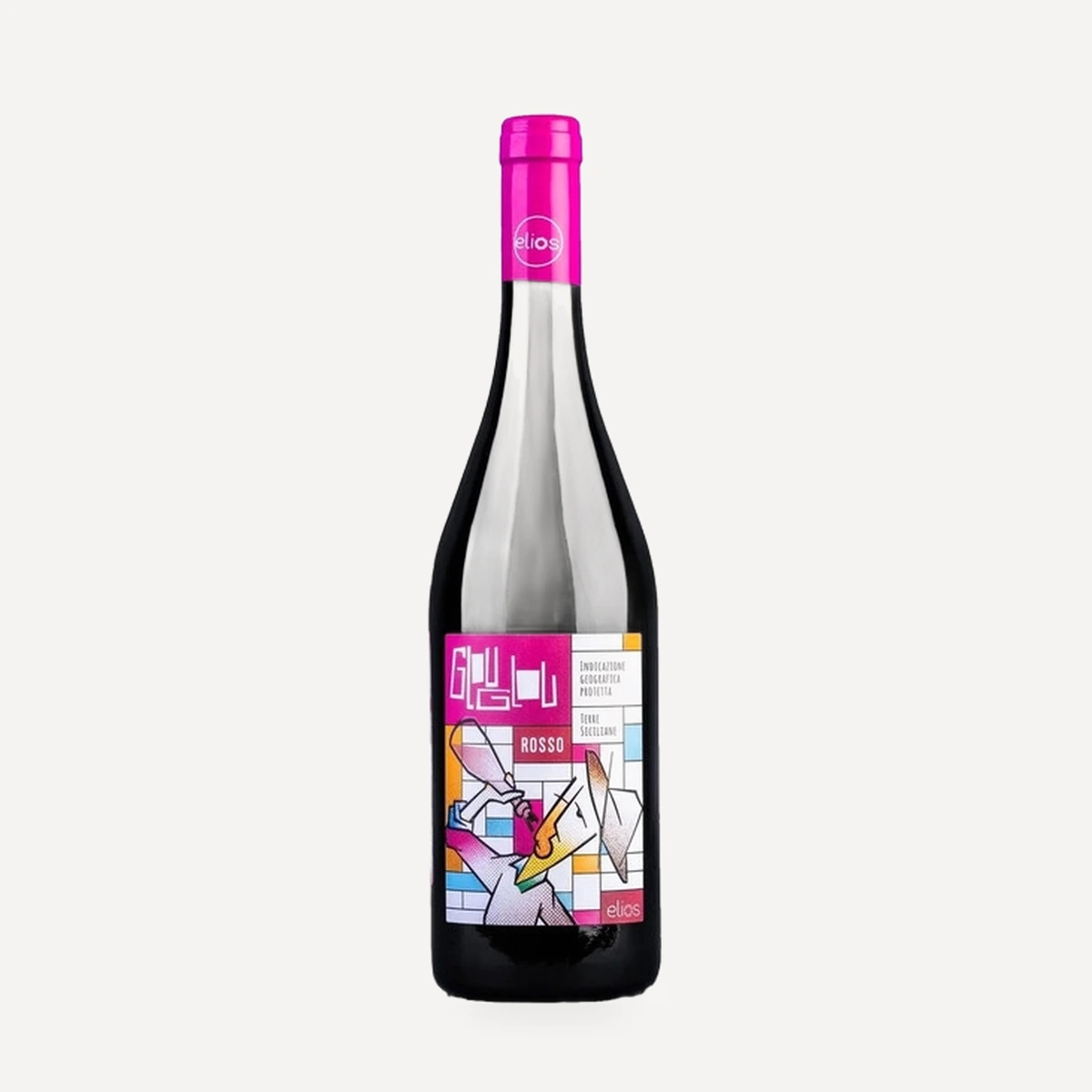 Glou Glou Rosso Terre Siciliane IGP wine — Elios winery — Dionysus