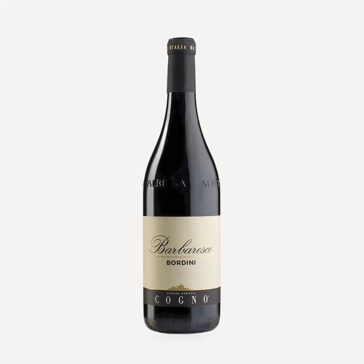 Barbaresco “Bordini” DOCG wine — Elvio Cogno winery — Dionysus