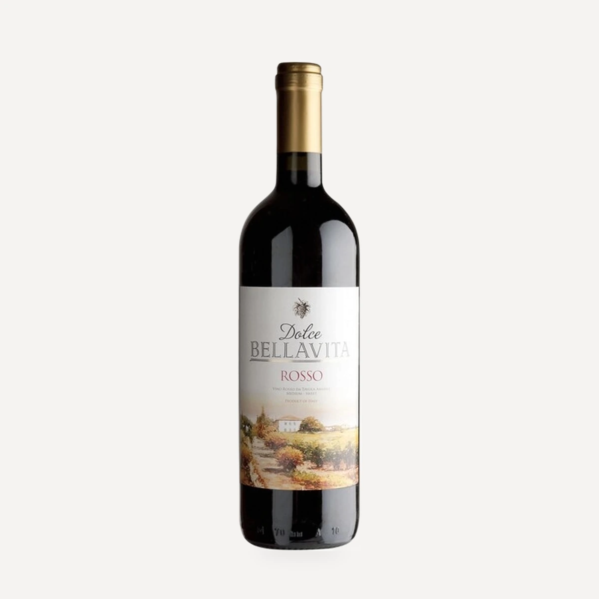 Bellavita Dolce Rosso da Tavola wine — Fabiano winery — Dionysus