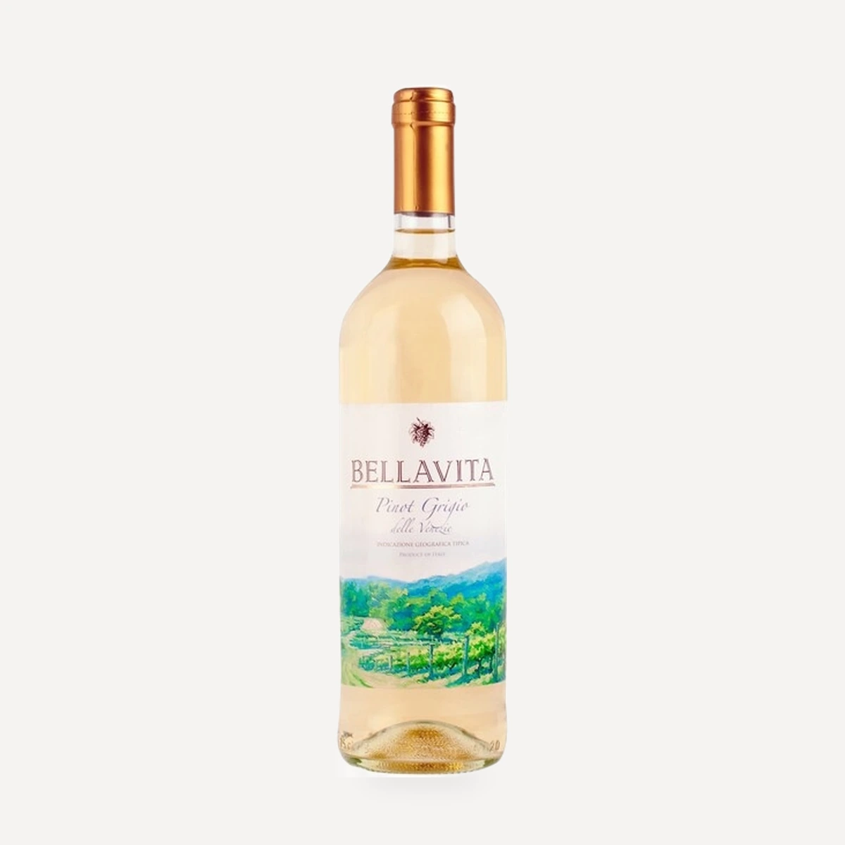 Bellavita Pinot Grigio delle Venezie IGT wine — Fabiano winery — Dionysus