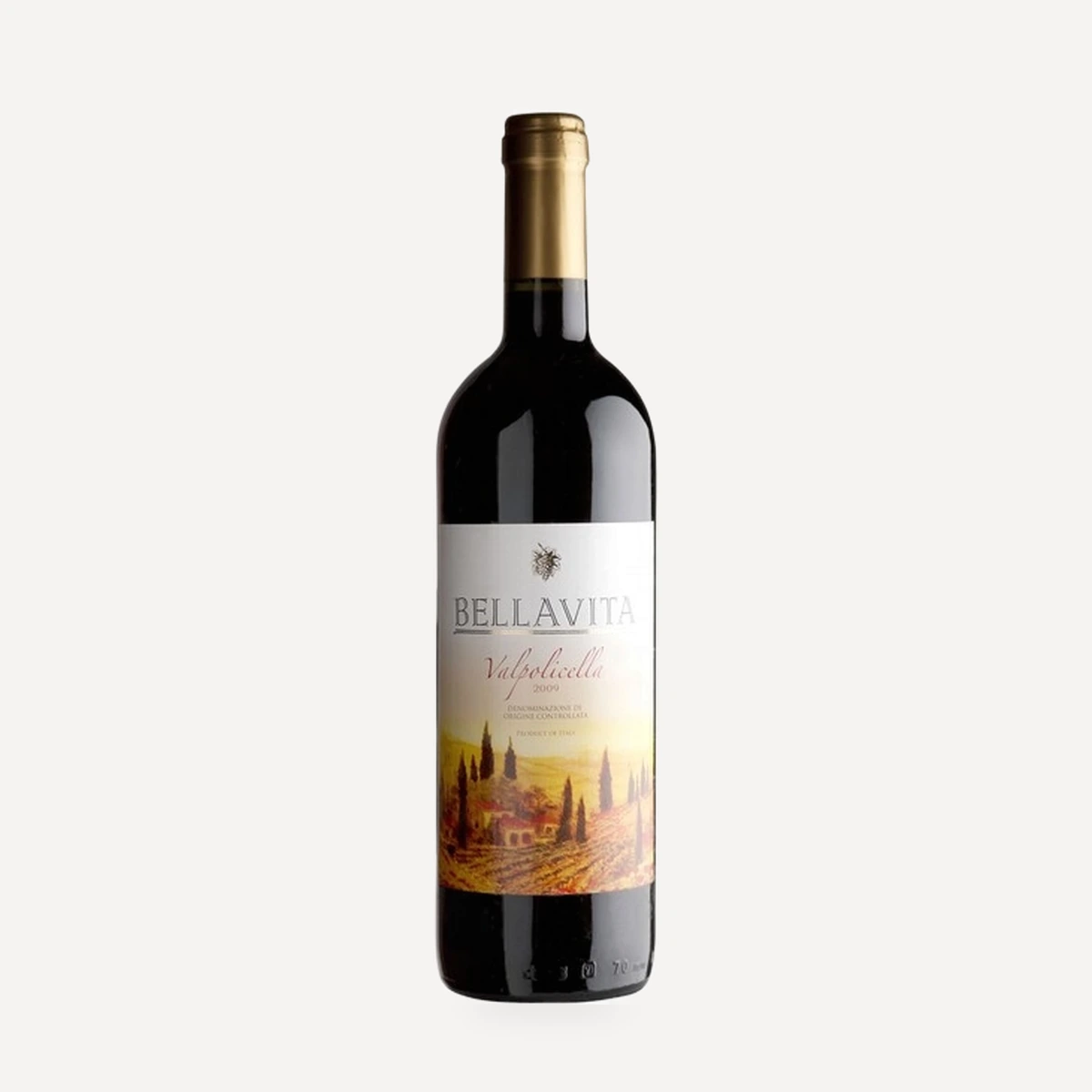Bellavita Valpolicella DOC wine — Fabiano winery — Dionysus