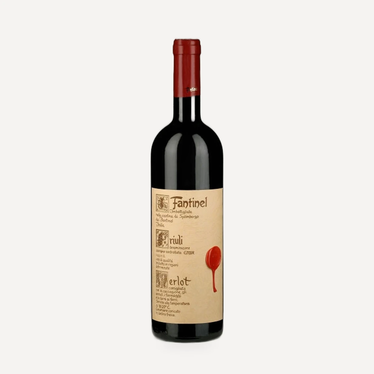 Merlot Grave del Friuli DOC wine — Fantinel winery — Dionysus