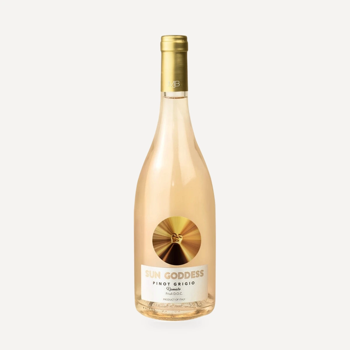 Sun Goddess Pinot Grigio Ramato wine — Fantinel winery — Dionysus