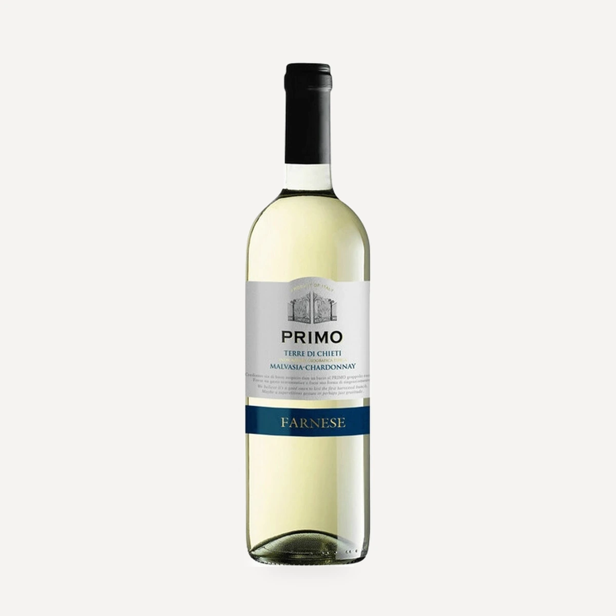 Primo Malvasia-Chardonnay Terre di Chieti IGT wine — Farnese winery — Dionysus