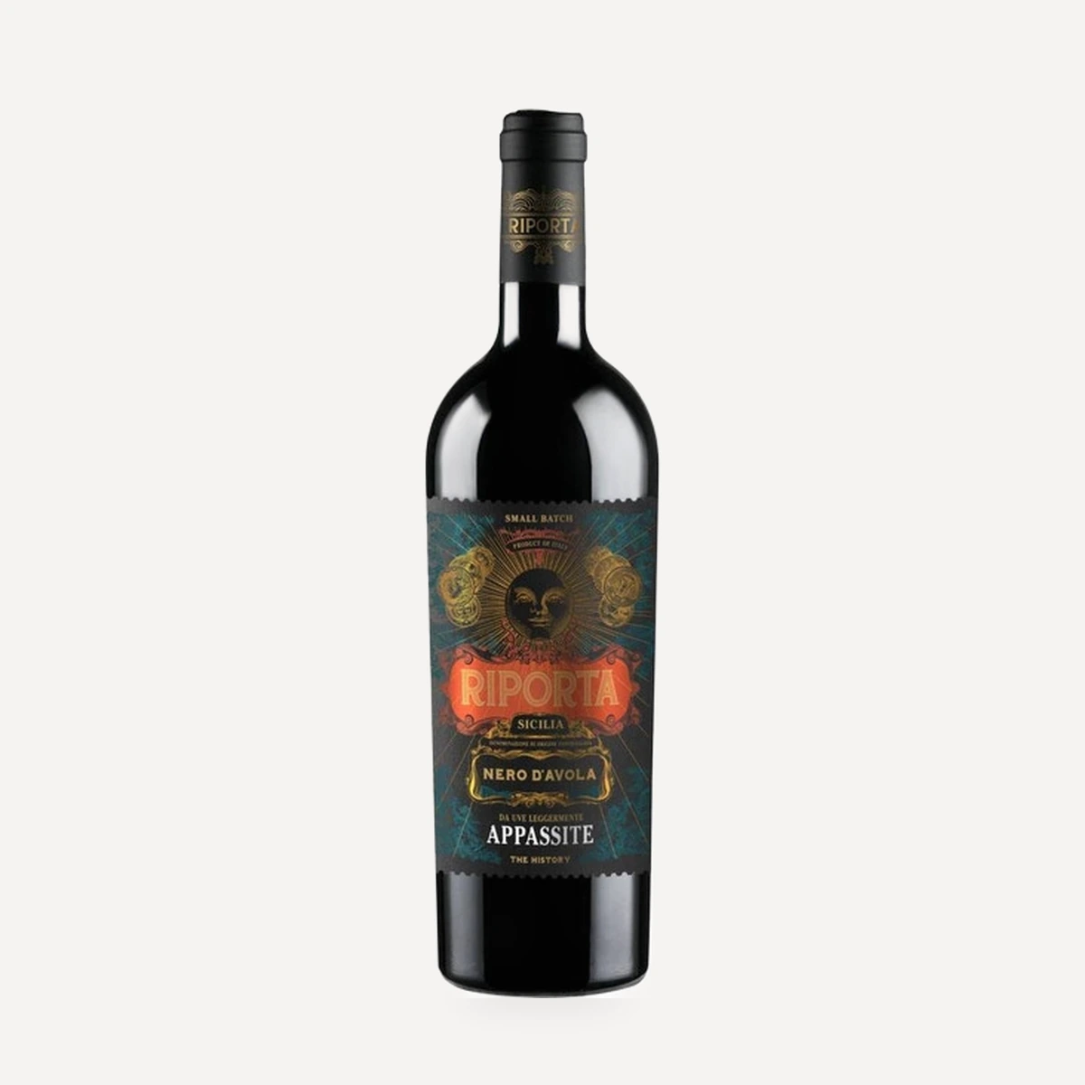 Riporta Nero d'Avola Appassite Sicilia DOC wine — Farnese winery — Dionysus