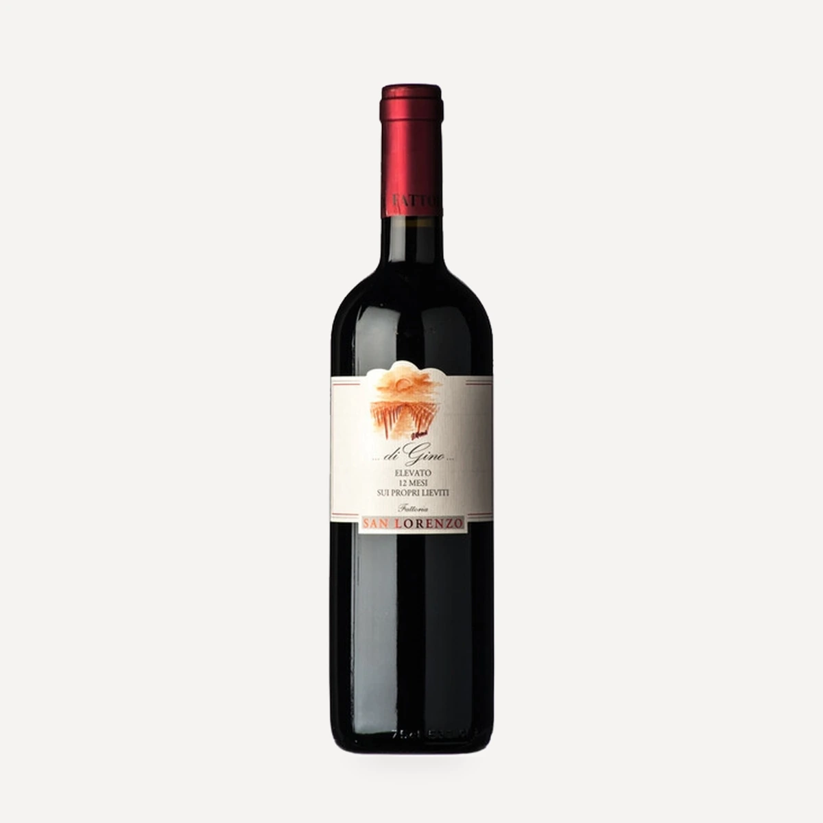 Rosso Piceno di Gino DOC wine — Fattoria San Lorenzo winery — Dionysus