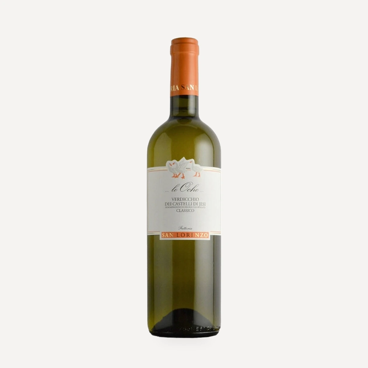 Verdicchio le Oche Castelli di Jesi Classico DOC wine — Fattoria San Lorenzo winery — Dionysus