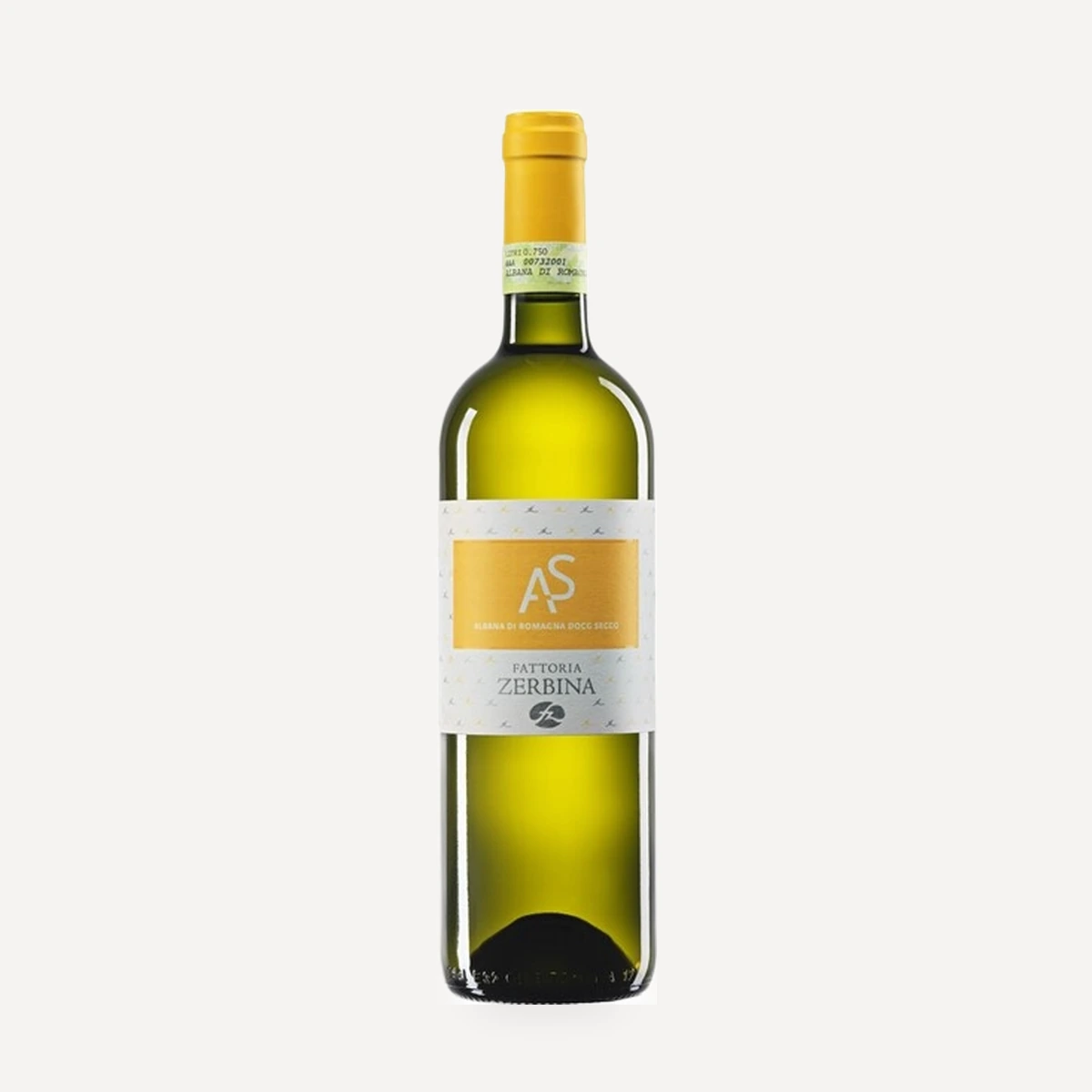 AS Albana di Romagna DOCG wine — Fattoria Zerbina winery — Dionysus