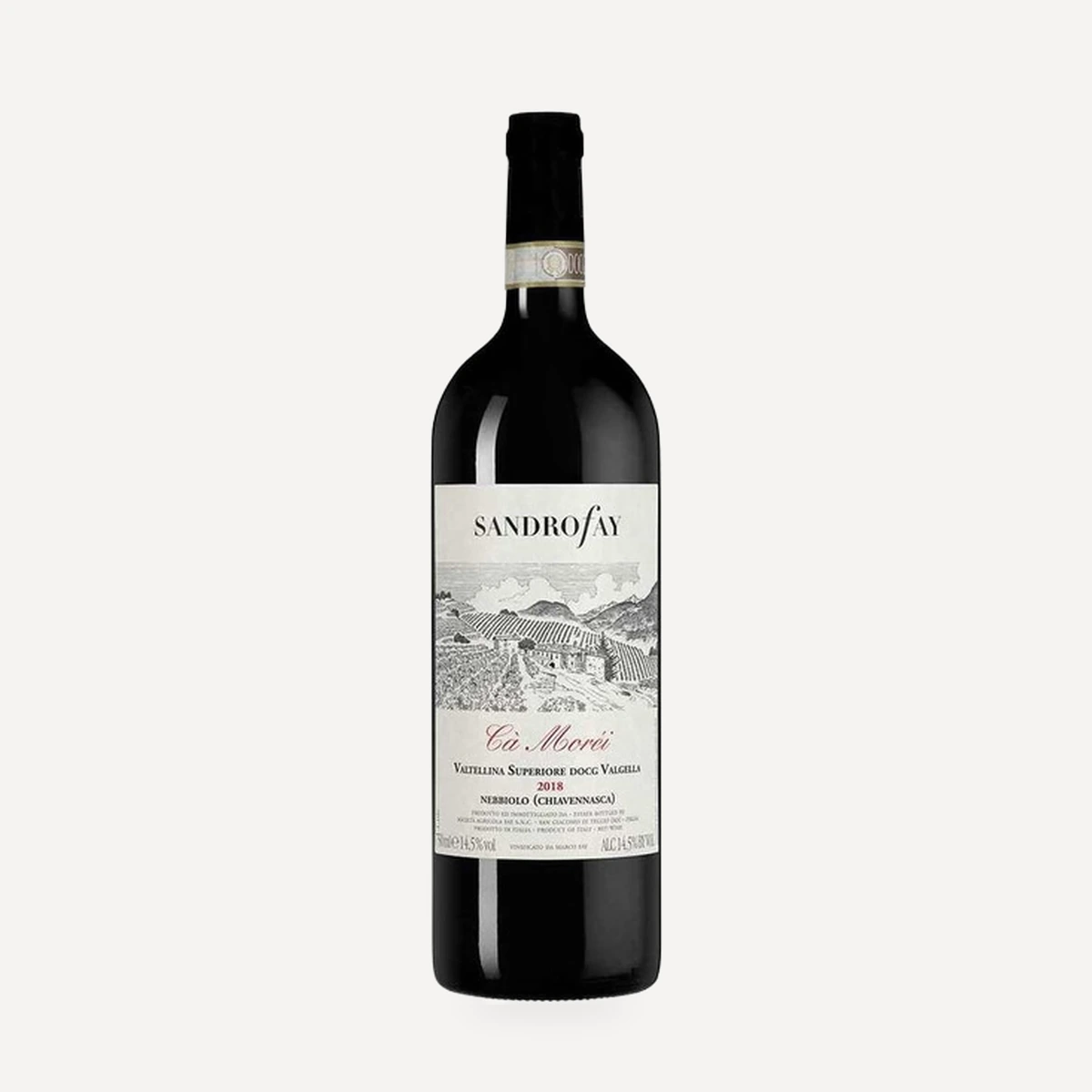Ca Morei Valtellina Superiore Valgella DOCG wine — Fay winery — Dionysus