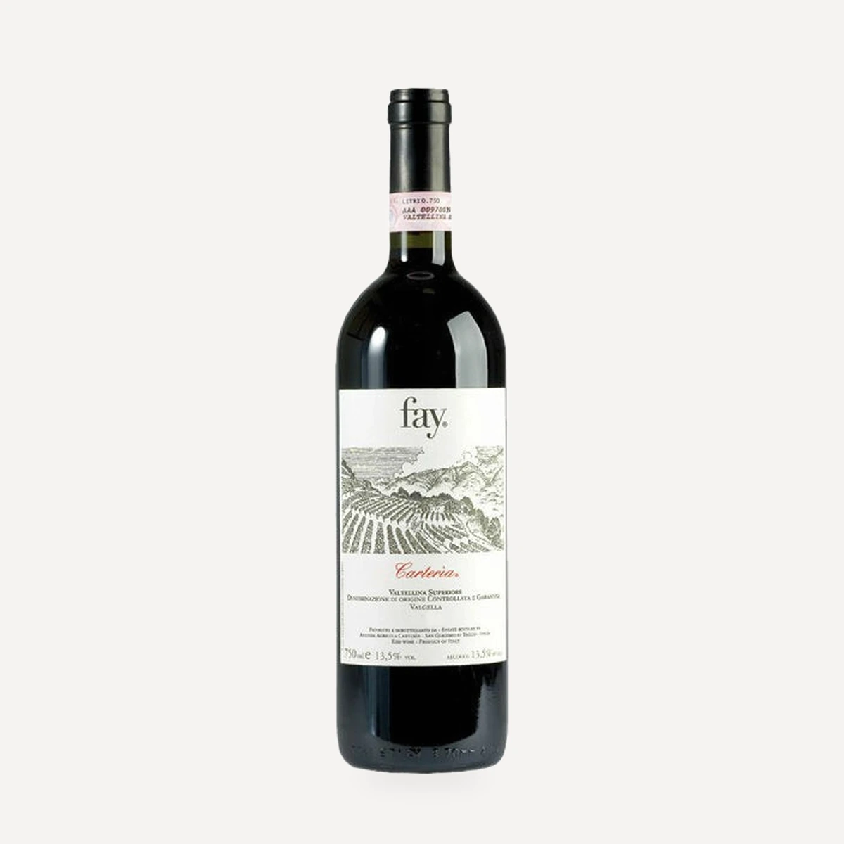 Carteria Valtellina Superiore Valgella DOCG wine — Fay winery — Dionysus