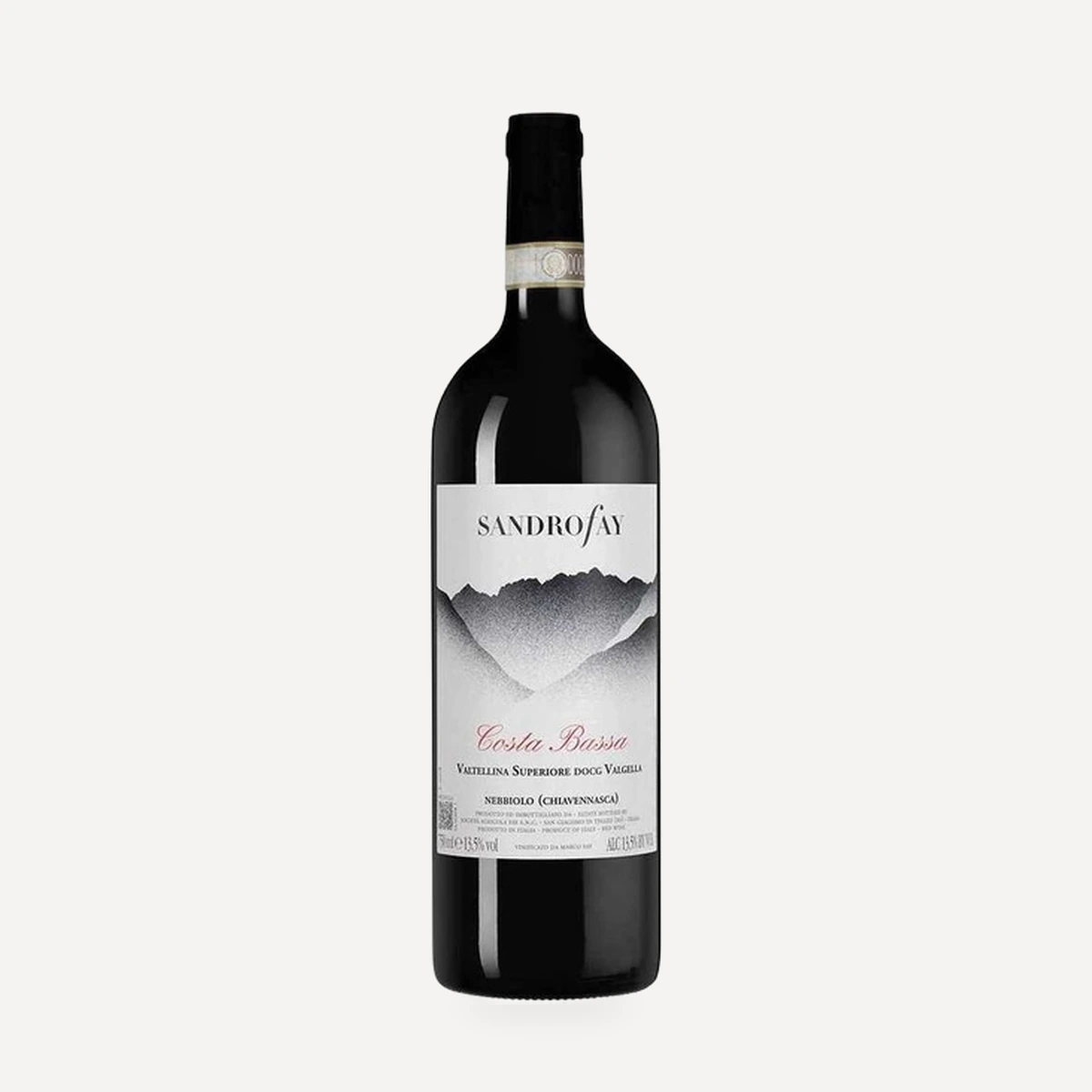 Costa Bassa Valtellina Superiore Valgella DOCG wine — Fay winery — Dionysus