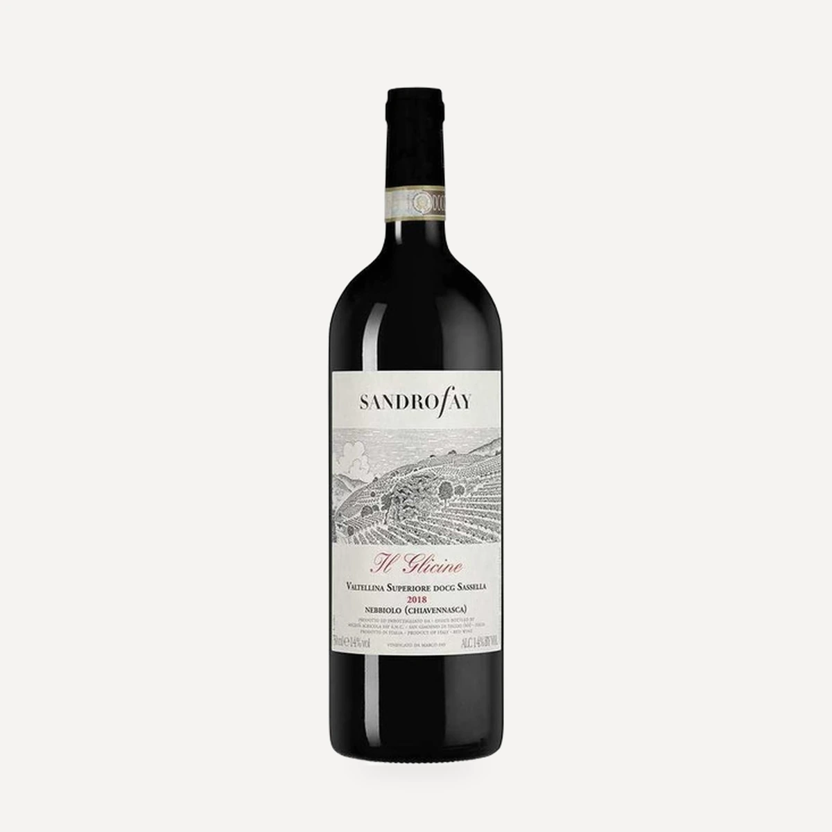 Il Glicine Valtellina Superiore Sassella DOCG wine — Fay winery — Dionysus