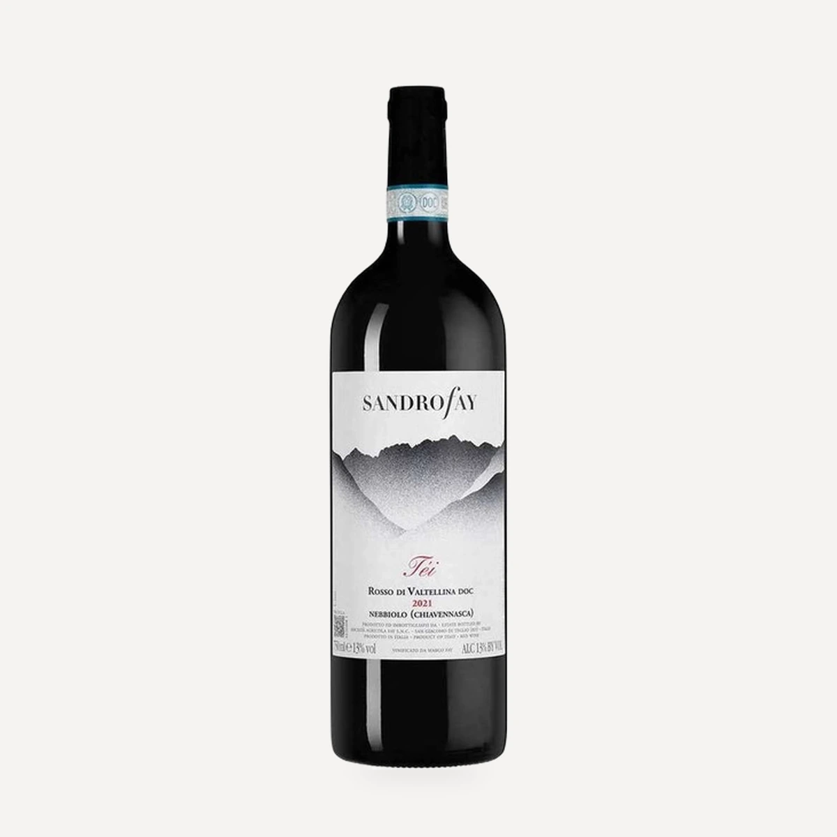 Tei Rosso di Valtellina DOC wine — Fay winery — Dionysus