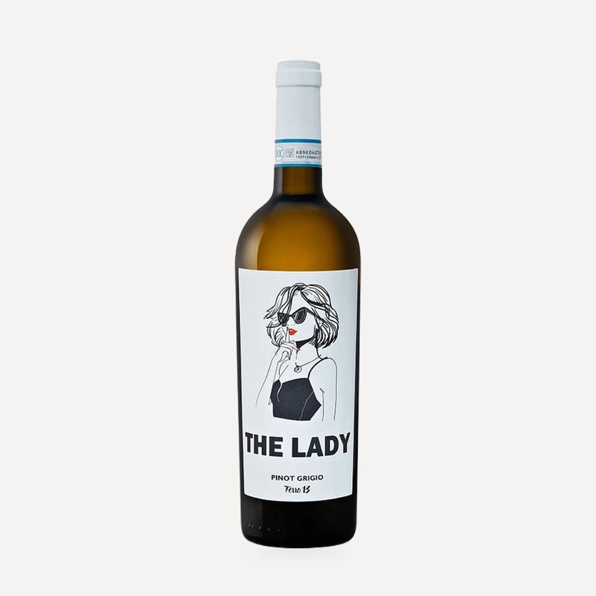 The Lady Pinot Grigio Veneto DOC wine — Ferro 13 winery — Dionysus