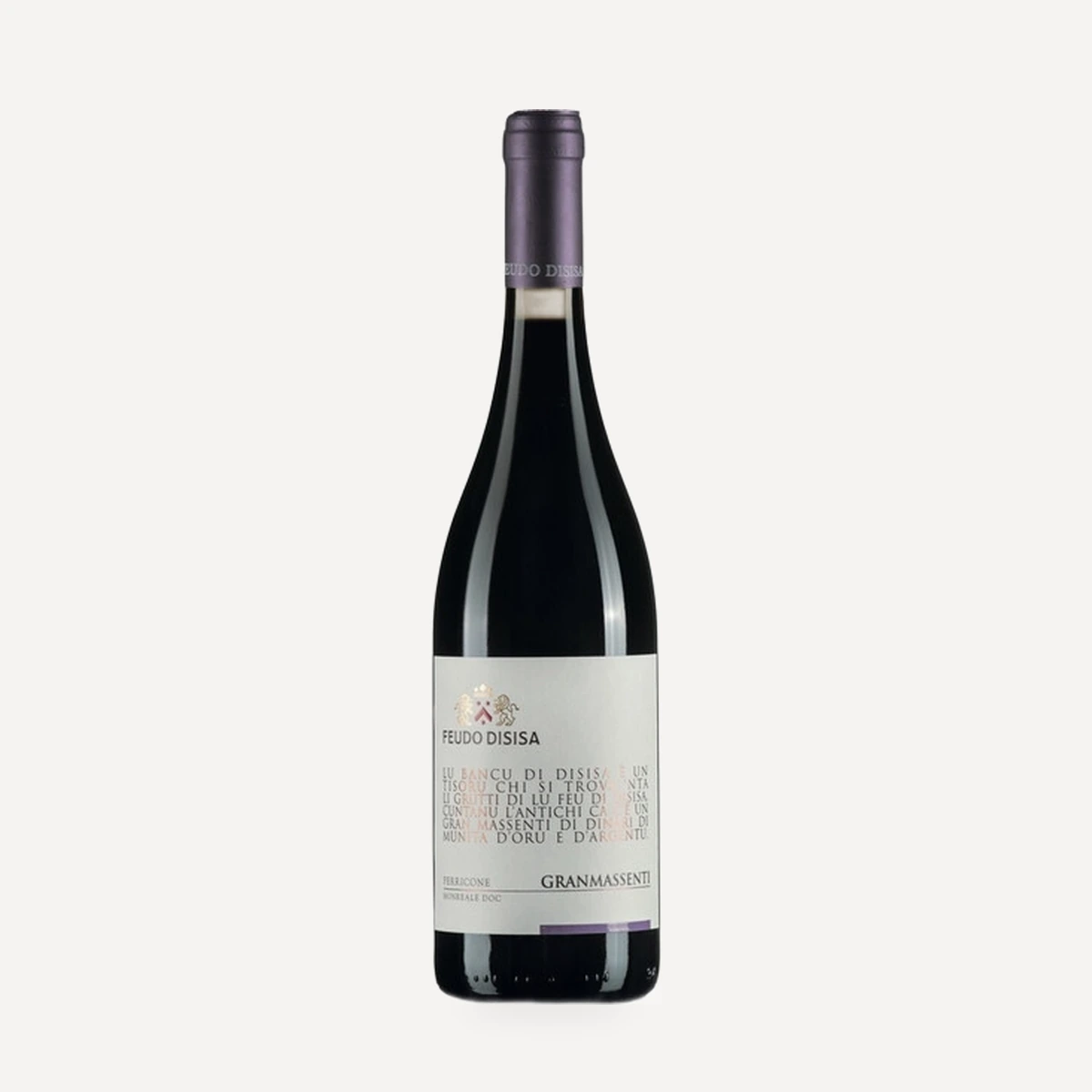 Granmassenti Monreale DOC wine — Feudo Disisa winery — Dionysus