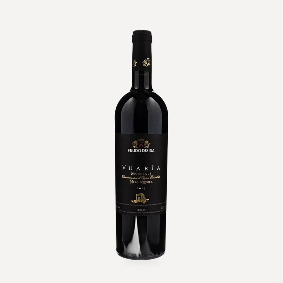 Vuaria Monreale DOC wine — Feudo Disisa winery — Dionysus