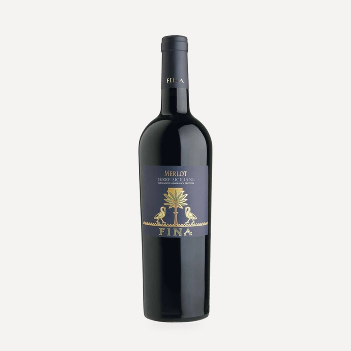 Merlot Terre Siciliane IGP wine — Fina winery — Dionysus