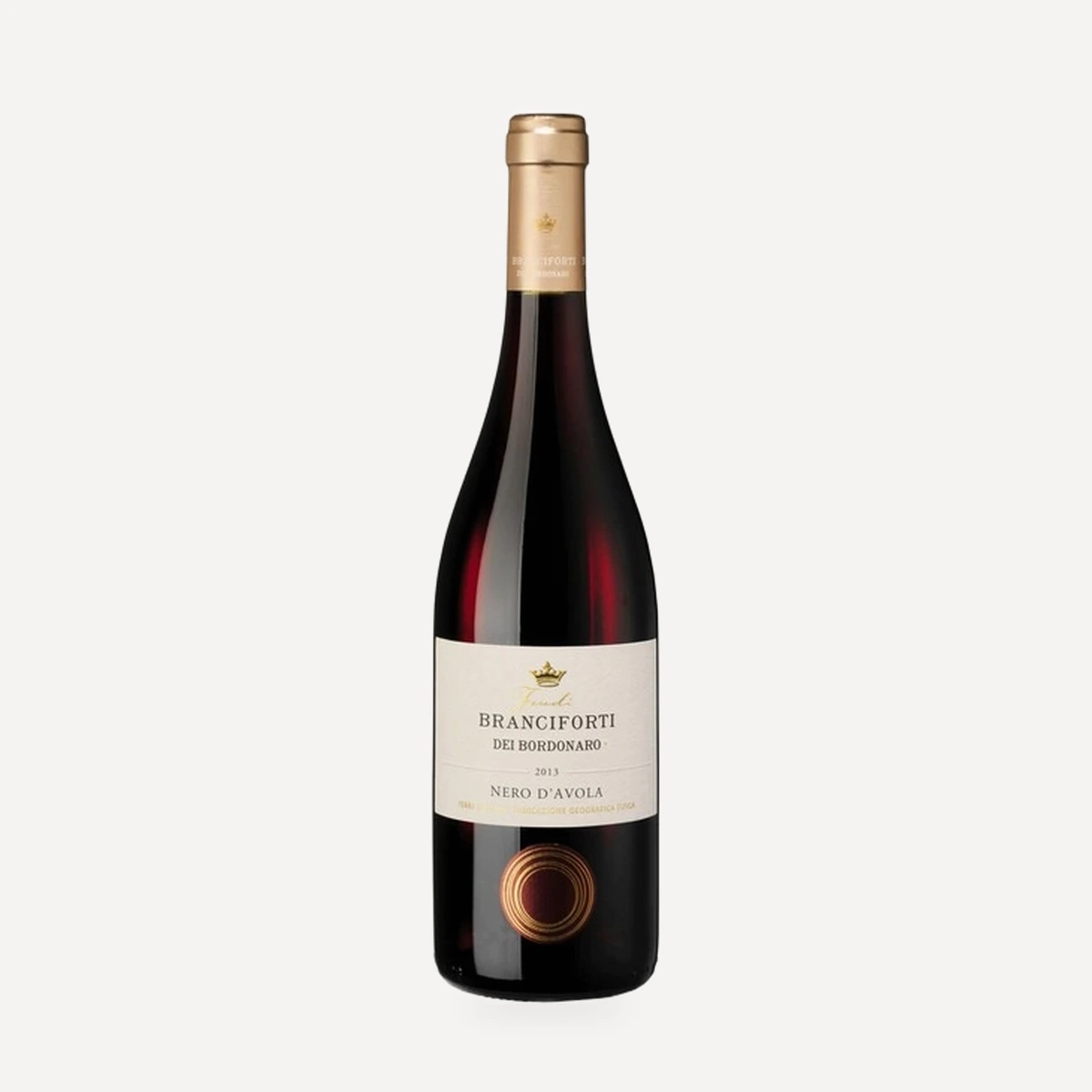 Branciforti Red Sicilia IGT wine — Firriato winery — Dionysus