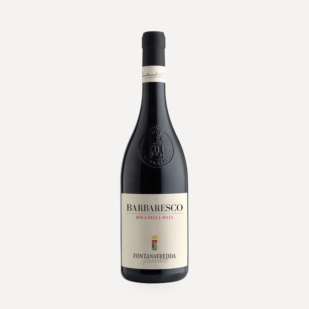 Barbaresco Roca della Selva DOCG wine — Fontanafredda winery — Dionysus