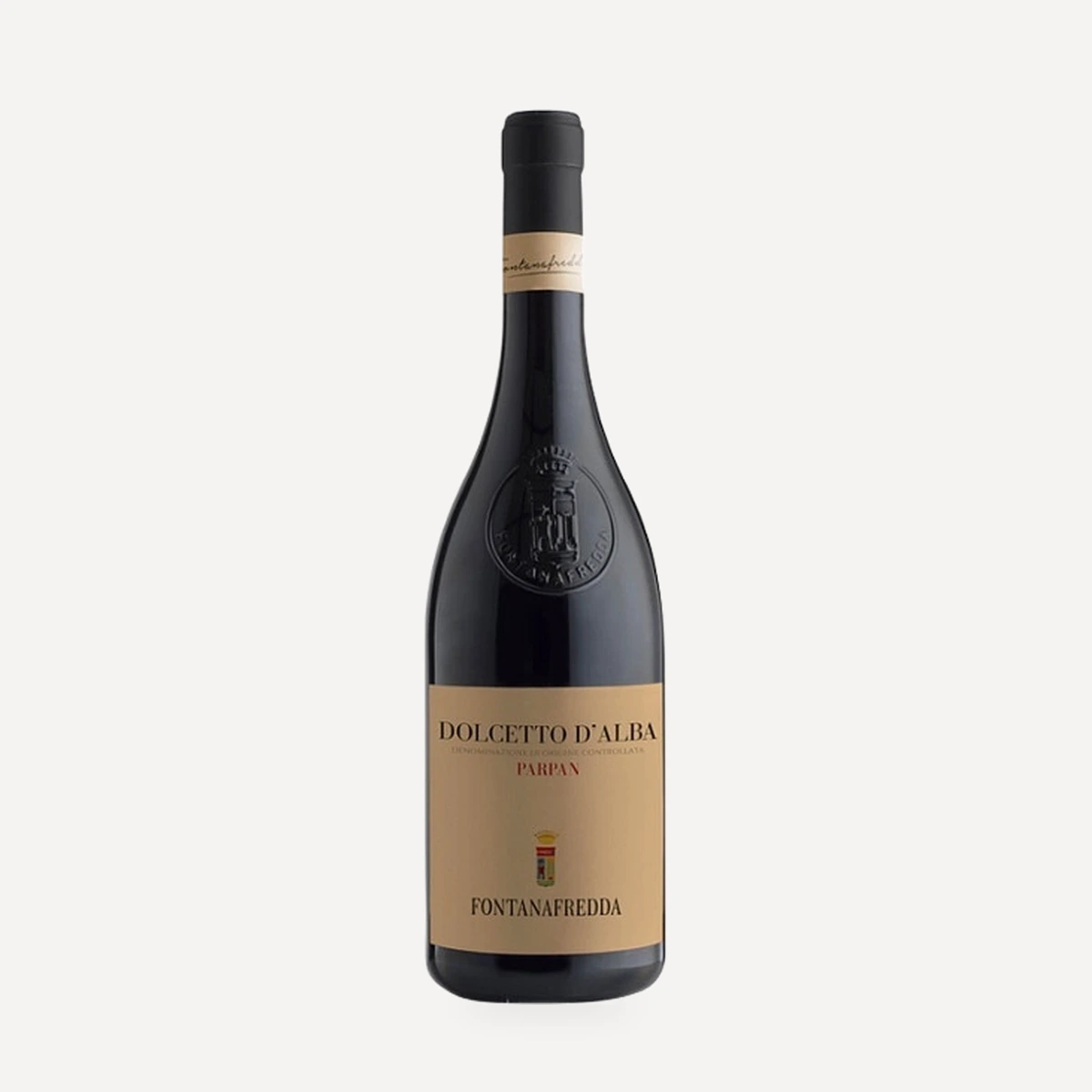 Dolcetto d'Alba Parpan DOC wine — Fontanafredda winery — Dionysus