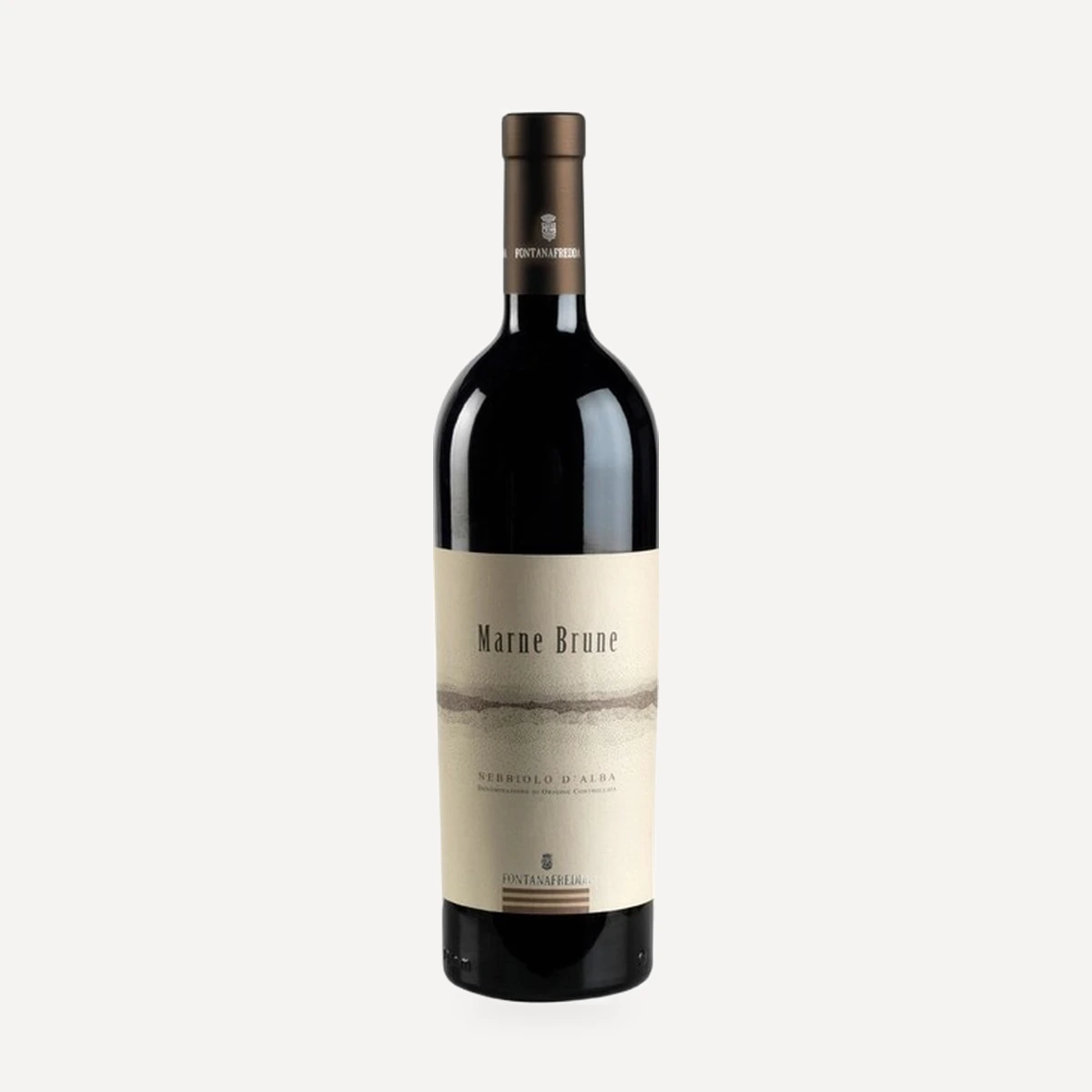Marne Brune Nebbiolo d'Alba DOC wine — Fontanafredda winery — Dionysus