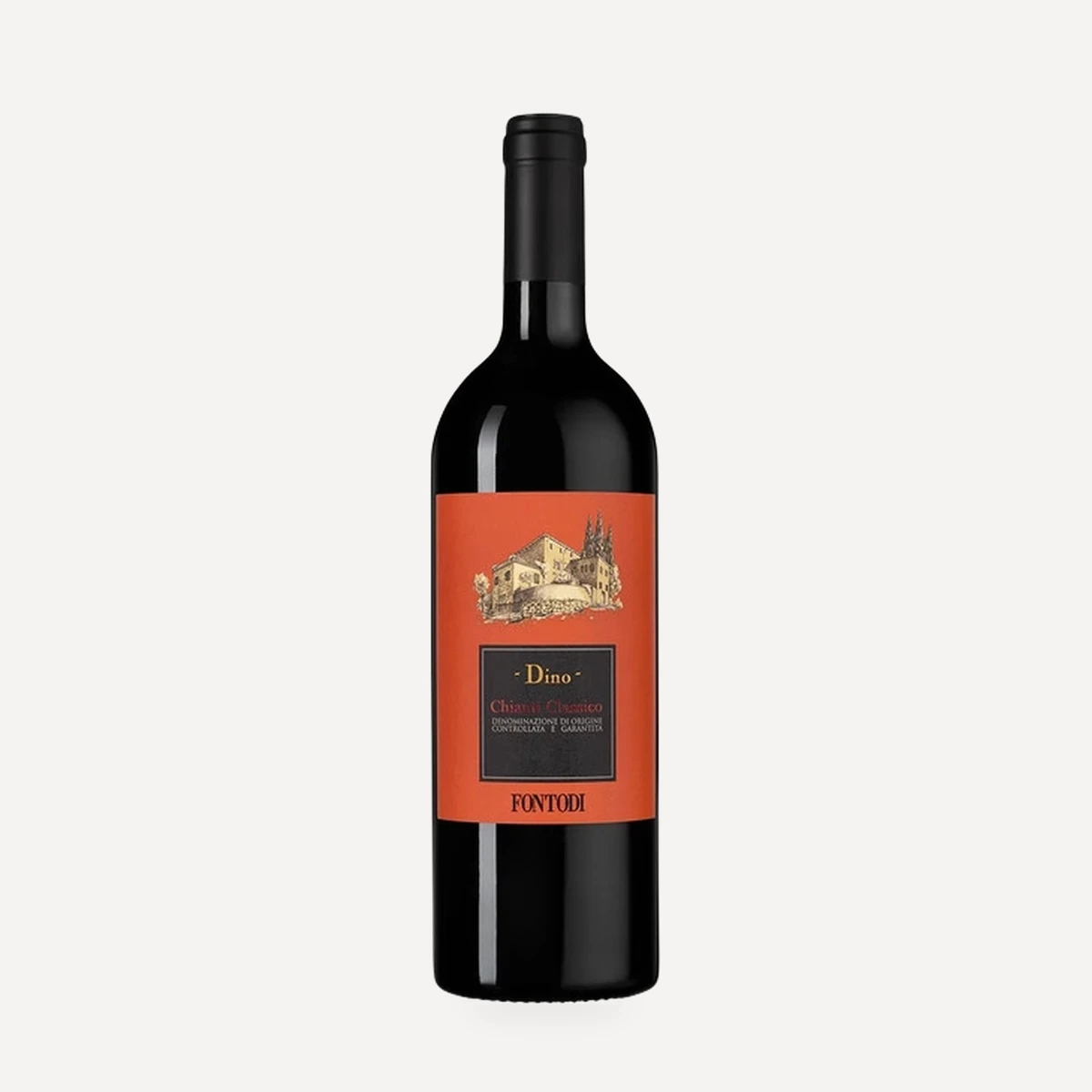 Dino Chianti Classico DOCG wine — Fontodi winery — Dionysus