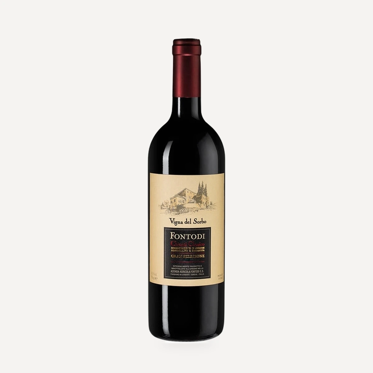 Vigna del Sorbo Chianti Classico Gran Selezione DOCG wine — Fontodi winery — Dionysus