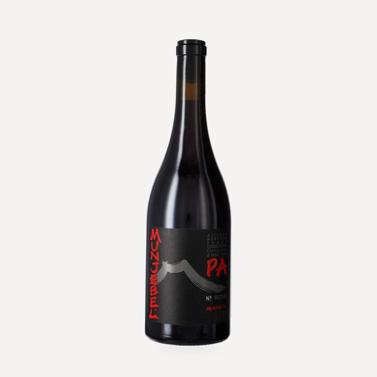 MunJebel® Rosso PA, contrada Feudo di Mezzo – Porcaria wine — Frank Cornelissen winery — Dionysus