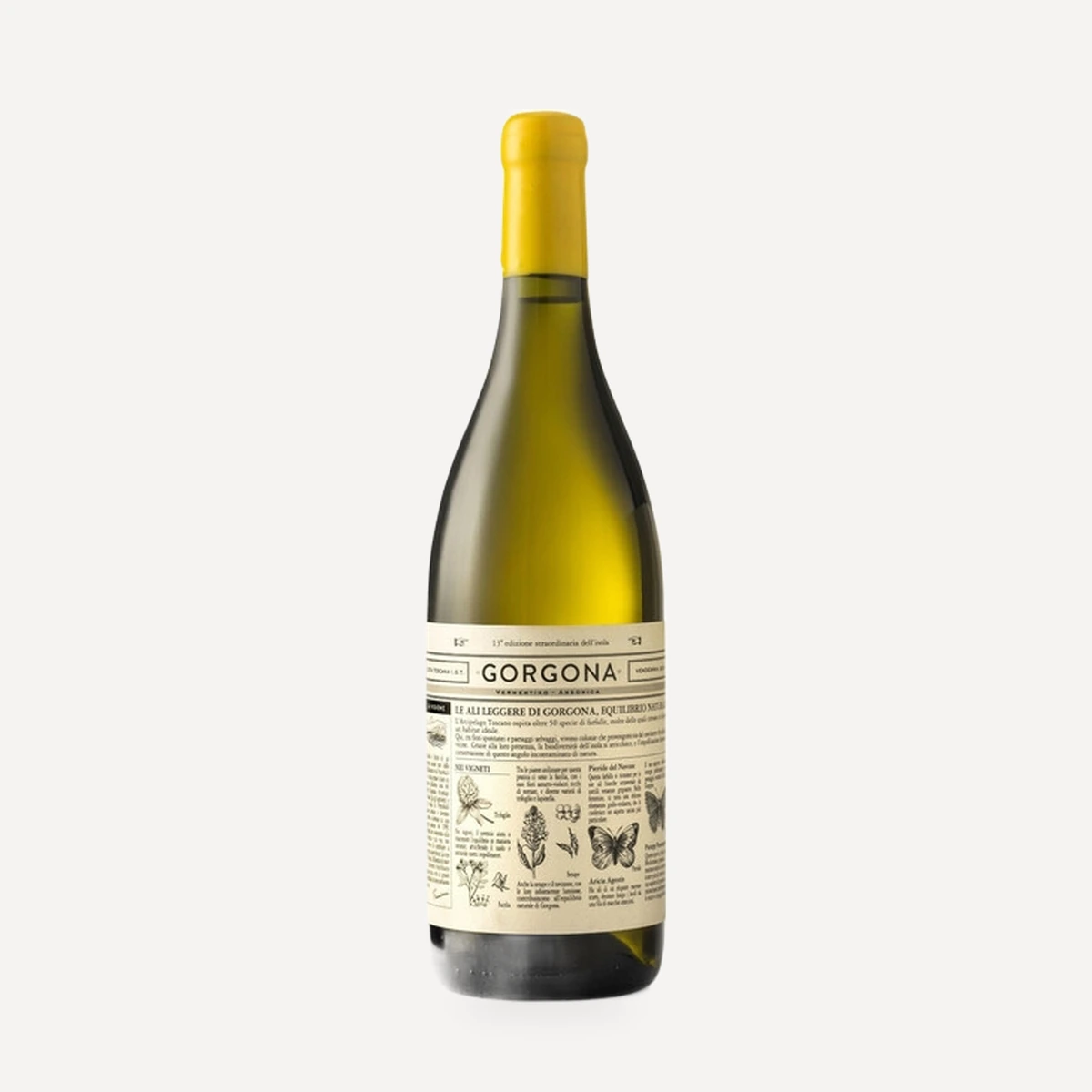 Gorgona Costa Toscana IGT wine — Frescobaldi winery — Dionysus