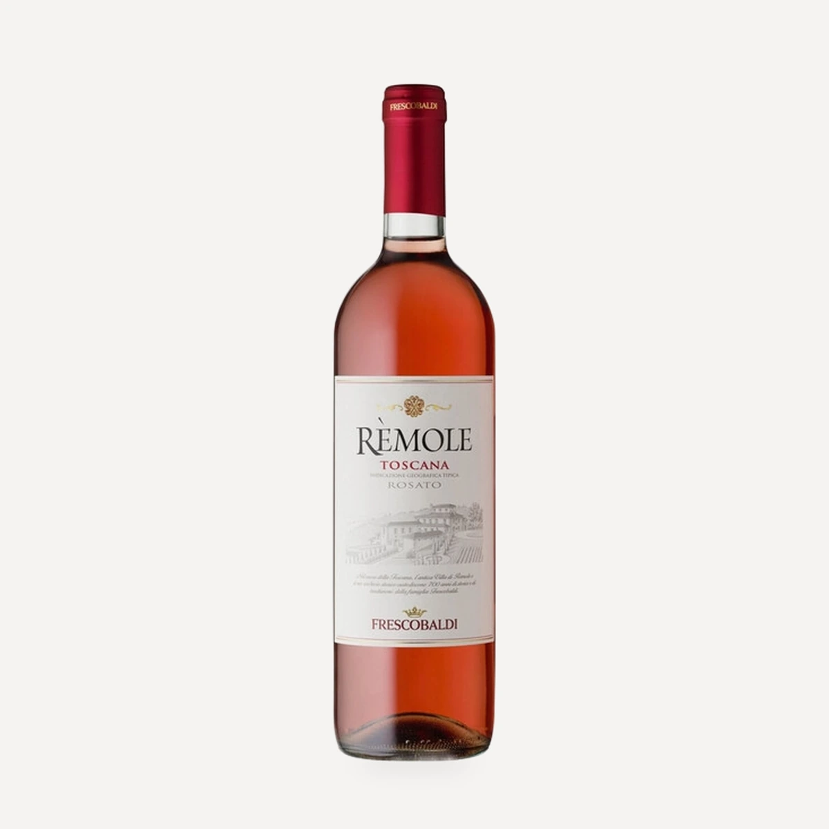 Remole Rosato Toscana IGT wine — Frescobaldi winery — Dionysus