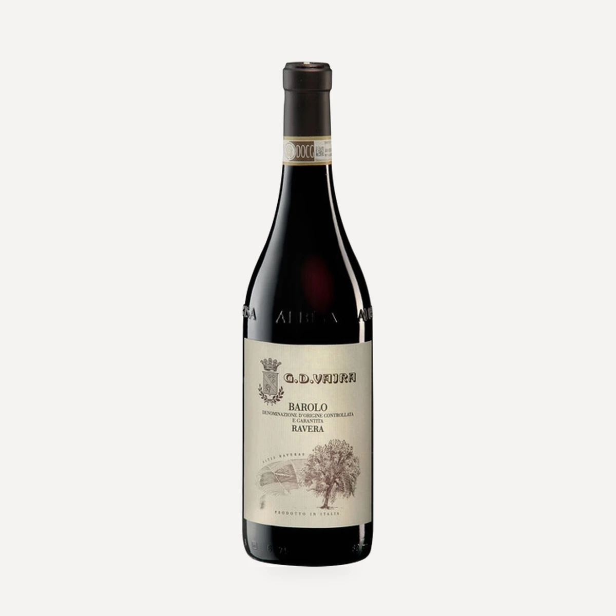 Barolo Ravera DOCG wine — G.D. Vajra winery — Dionysus