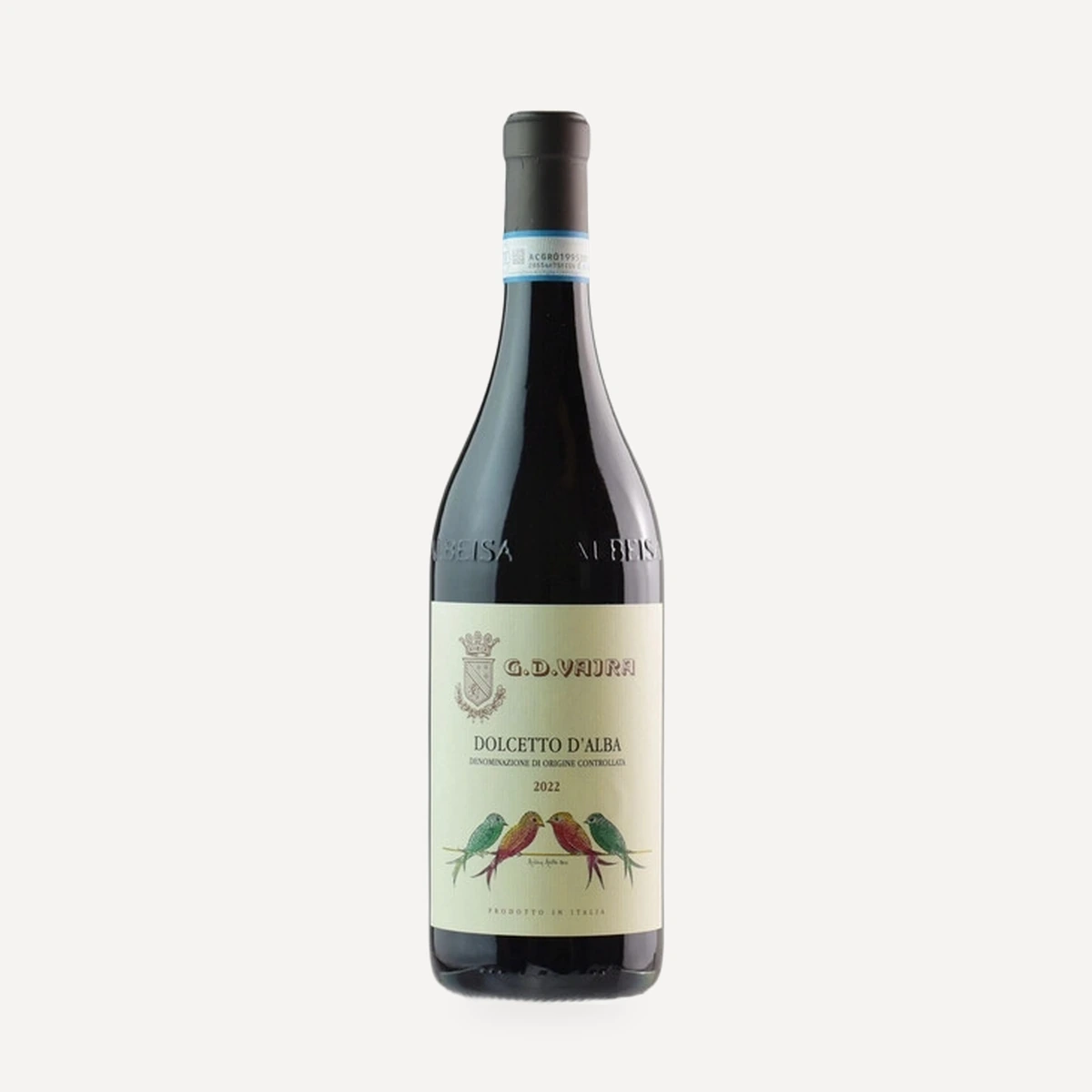 Dolcetto d'Alba DOC wine — G.D. Vajra winery — Dionysus