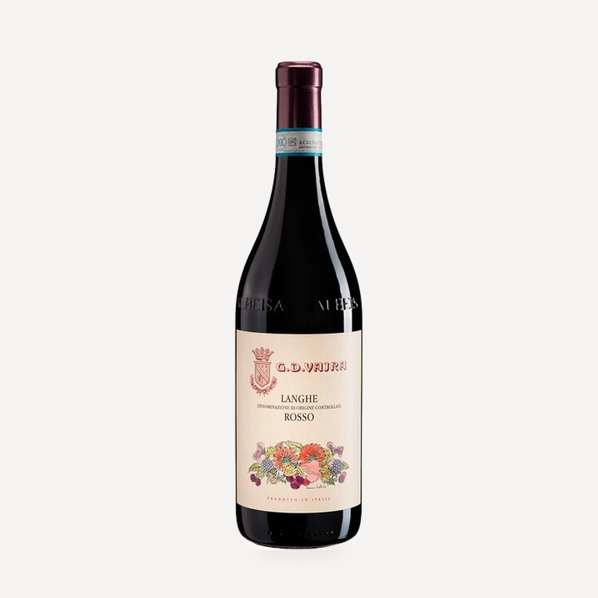 Langhe Rosso DOC wine — G.D. Vajra winery — Dionysus