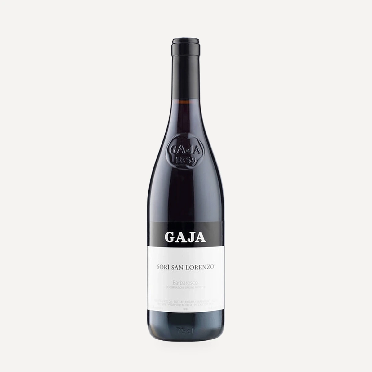 Sorì San Lorenzo wine — Gaja winery — Dionysus