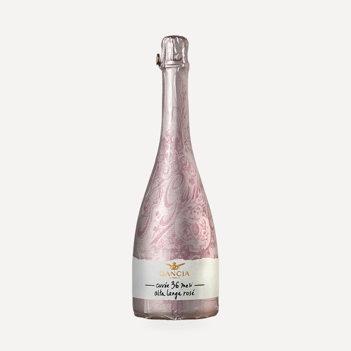 Cuvee 36 Mesi Alta Langa Metodo Classico Rose DOCG wine — Gancia winery — Dionysus