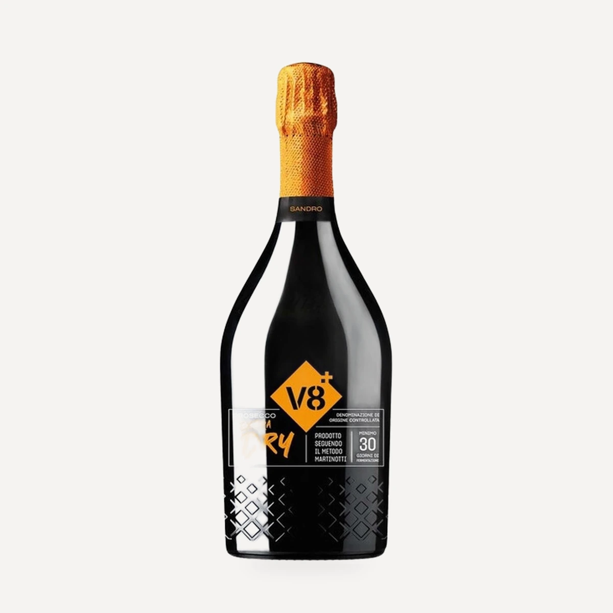 V8+ Sior Sandro Prosecco Extra Dry DOC wine — Genagricola winery — Dionysus