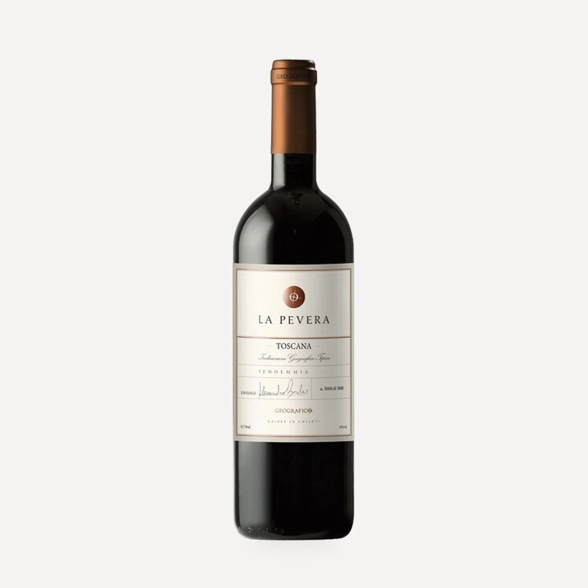 La Pevera Toscana IGT wine — Geografico winery — Dionysus