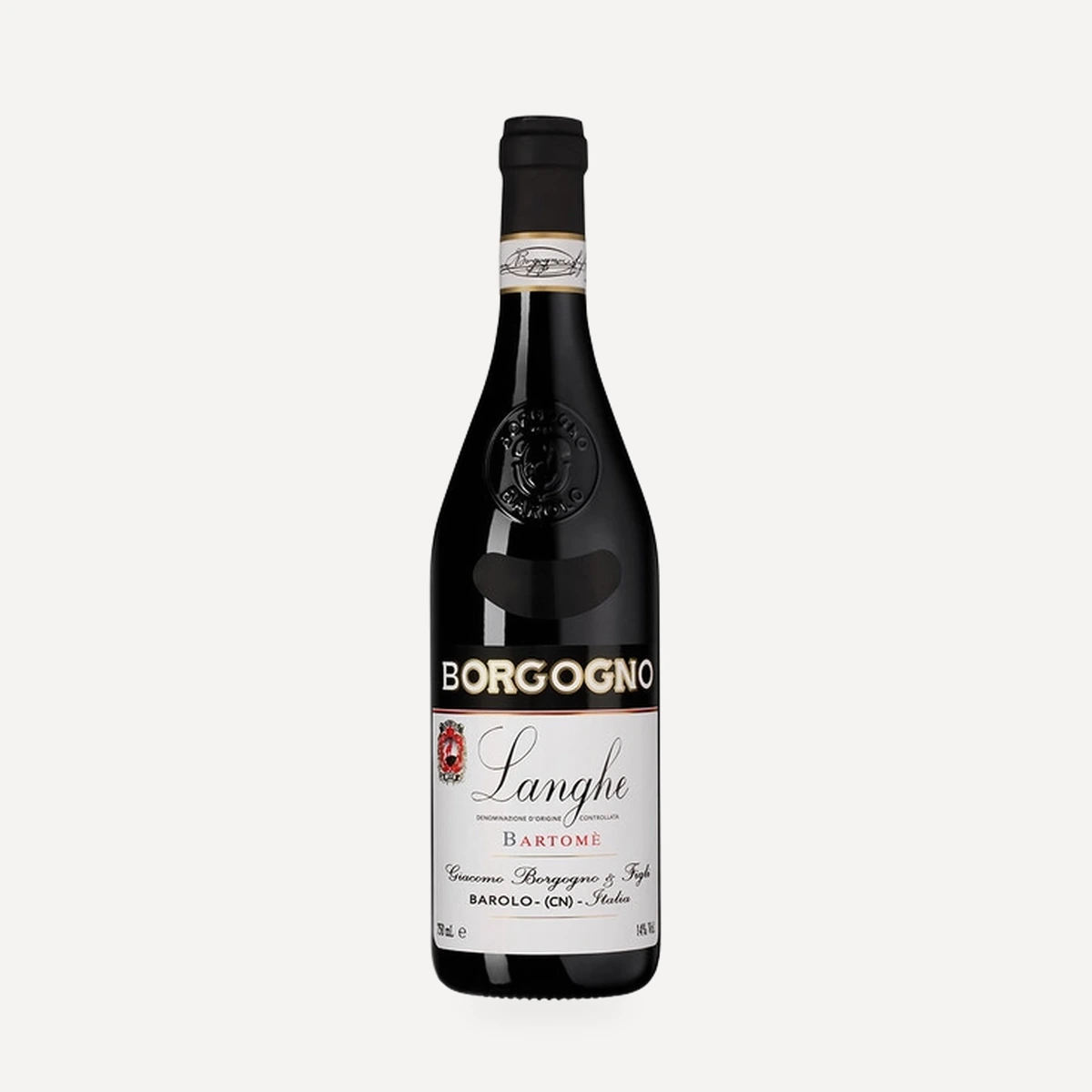 Langhe Bartomè wine — Giacomo Borgogno & Figli winery — Dionysus