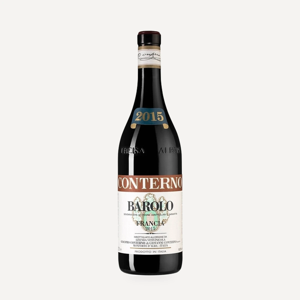 Barolo Francia DOCG wine — Giacomo Conterno winery — Dionysus