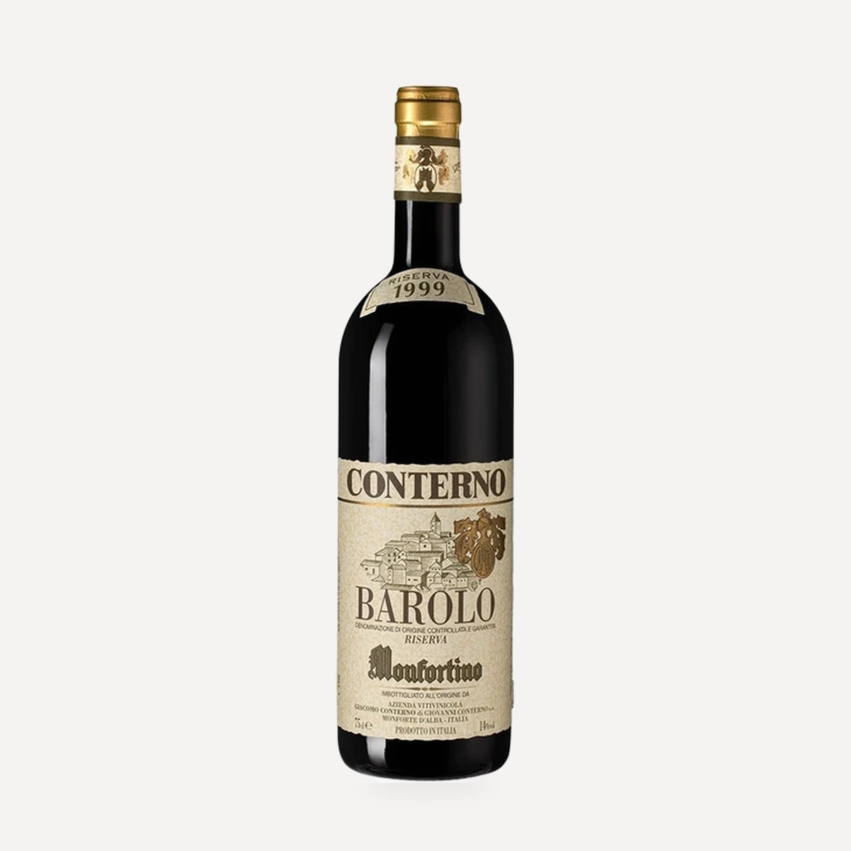 Barolo Riserva Monfortino DOCG wine — Giacomo Conterno winery — Dionysus