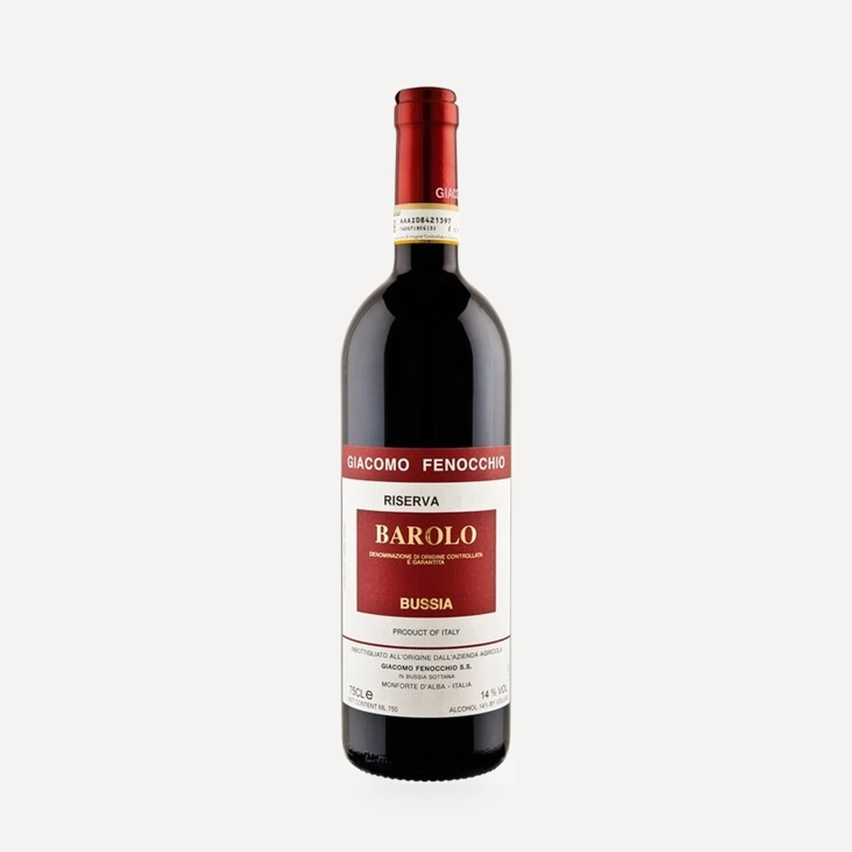 Barolo Riserva Bussia 90 dì DOCG wine — Giacomo Fenocchio winery — Dionysus
