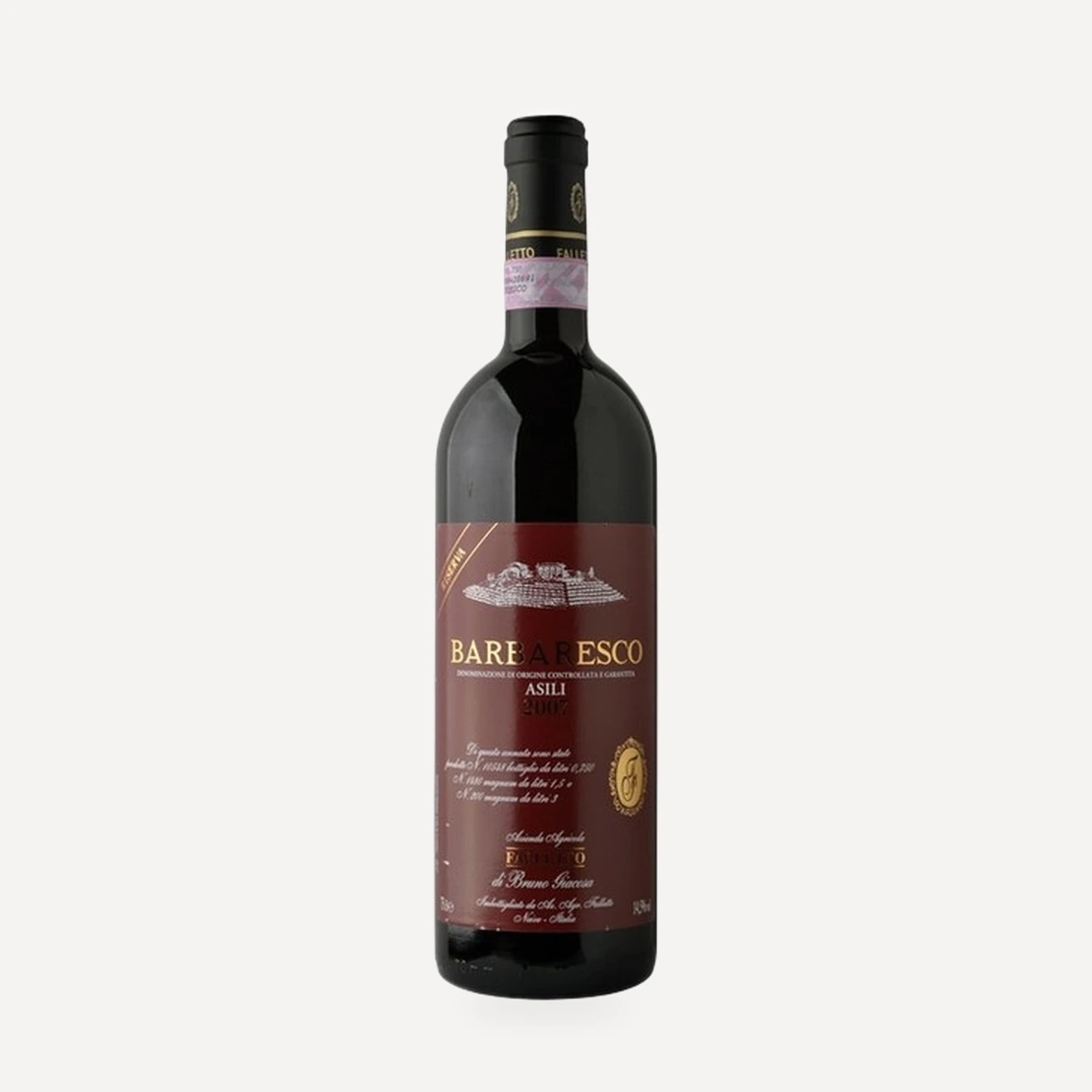 Barbaresco Asili Riserva DOCG wine — Giacosa winery — Dionysus